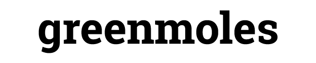 green moles black logo