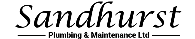 sandhurst black logo